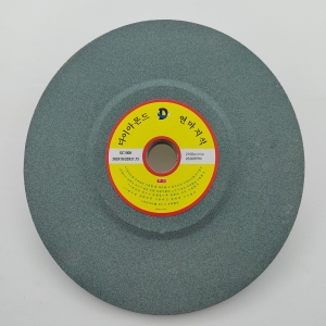 Green Silicon Carbide Ceramic Bond Grinding Wheel  GC100K (305x10&20x31.75 bulge